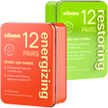 Morning & Night Duo — energizing + restoring tins with hydrogel patches