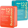 Pre-Makeup Glow Duo — energizing + hydrating tins with hydrogel patches